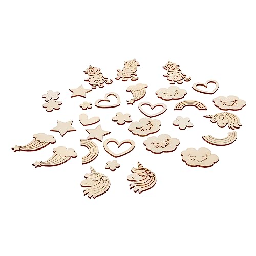 MOKKHNB 60Stücke DIY Holz Einhorn Bunte Malvorlagen für Kreative Handgemalte Dekoration Bastelspielzeug für Zuhause und Studios Fördert Künstlerisches Schaffen MOKKHNB 60Stücke DIY Holz Einhorn Bunte Malvorlagen für Kreative Handgemalte Dekoration Bastelspielzeug für Zuhause und Studios Fördert Künstlerisches Schaffen von MOKKHNB