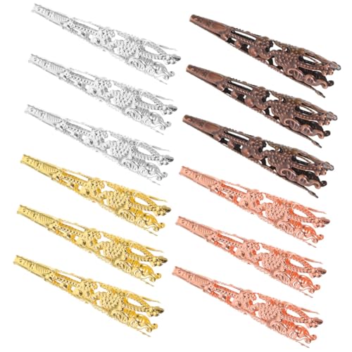 MOKKHNB 60Stücke Metall Perlenkappen für Schmuckherstellung Distanzperlenkappen für Armbänder Ohrringe DIY Bastelprojekte Multifunktionales Schmuckzubehör MOKKHNB 60Stücke Metall Perlenkappen für Schmuckherstellung Distanzperlenkappen für Armbänder Ohrringe DIY Bastelprojekte Multifunktionales Schmuckzubehör von MOKKHNB