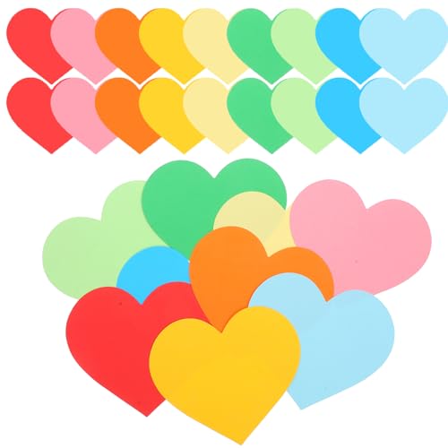 MOKKHNB 90Stücke Farbige Herz Papierausschnitte Bunte DIY Dekorationen für Klassenzimmer Pinnwand und Bastelprojekte Vorgeschnitten Langlebiges Material für Kreative Gestaltung MOKKHNB 90Stücke Farbige Herz Papierausschnitte Bunte DIY Dekorationen für Klassenzimmer Pinnwand und Bastelprojekte Vorgeschnitten Langlebiges Material für Kreative Gestaltung von MOKKHNB