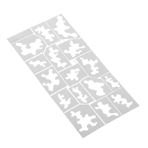 MOKKHNB Camo Malvorlage Wiederverwendbare Schablone für Holzarbeiten Scrapbooking und Modellbau mit Präziser Gestaltung und Einfachem Reinigen von MOKKHNB