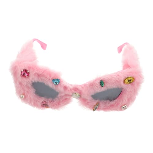 MOKKHNB Flauschige Sonnenbrille mit Lustige Partybrille für Damen Accessoires für Geburtstagsfeiern Hochzeiten Abschlussfeiern Fotorequisiten MOKKHNB Flauschige Sonnenbrille mit Lustige Partybrille für Damen Accessoires für Geburtstagsfeiern Hochzeiten Abschlussfeiern Fotorequisiten von MOKKHNB