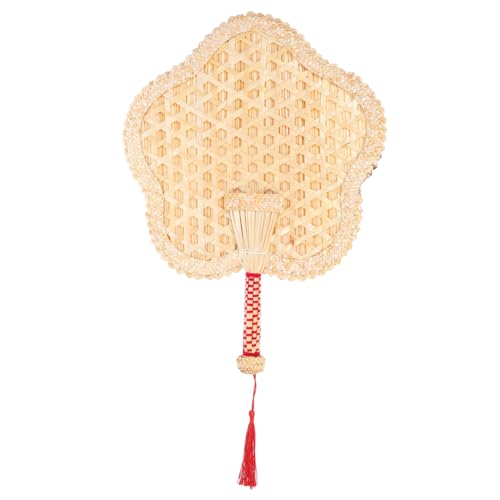 MOKKHNB Handgefertigter Wicker Handfächer Vintage Sommer Fächer aus Natürlichem Stroh für Outdoor Party Dekoration Leichter und Praktischer Kühlfächer Zufälliger Stil MOKKHNB Handgefertigter Wicker Handfächer Vintage Sommer Fächer aus Natürlichem Stroh für Outdoor Party Dekoration Leichter und Praktischer Kühlfächer Zufälliger Stil von MOKKHNB