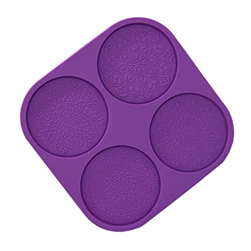 MOKKHNB Kristall Epoxy Form Mandala Muster Silikon Untersetzer DIY Gießform für Kreative Handwerksprojekte Langlebig und Formstabil MOKKHNB Kristall Epoxy Form Mandala Muster Silikon Untersetzer DIY Gießform für Kreative Handwerksprojekte Langlebig und Formstabil von MOKKHNB