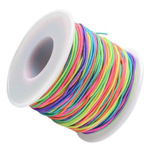 MOKKHNB Regenbogen Kordel Lange Dehnbare Schnur für Diy Armbänder und Kreative Bastelprojekte MOKKHNB Regenbogen Kordel Lange Dehnbare Schnur für Diy Armbänder und Kreative Bastelprojekte von MOKKHNB