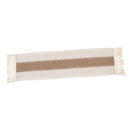 MOKKHNB Rustikaler Tischläufer Leinen mit Quasten Boho Deko für Esszimmer für Feiertage und Besondere Anlässe Vielseitig Einsetzbar und MOKKHNB Rustikaler Tischläufer Leinen mit Quasten Boho Deko für Esszimmer für Feiertage und Besondere Anlässe Vielseitig Einsetzbar und von MOKKHNB