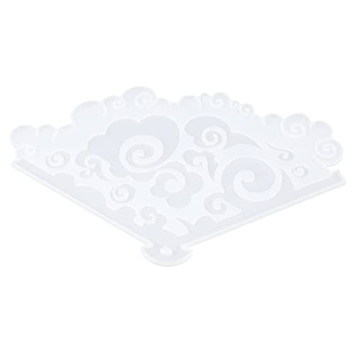 MOKKHNB Silikonform für Diy Fächer Chinesische Stil Gießform Flexibles Material für Bastelprojekte und Gestaltung Kompakte Einfach zu Reinigen und Lagern von MOKKHNB