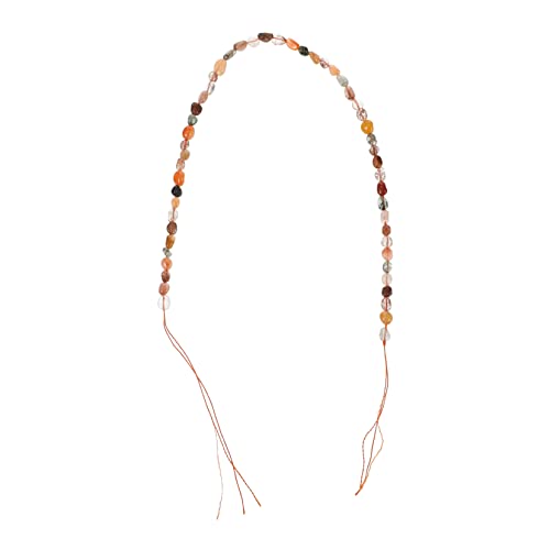 MOKKHNB Unregelmäßige Kristallperlenkette Natürlichem Farbstein für DIY Schmuckherstellung Lose Edelsteinperlen für Armbänder und Kreative Handwerksprojekte von MOKKHNB