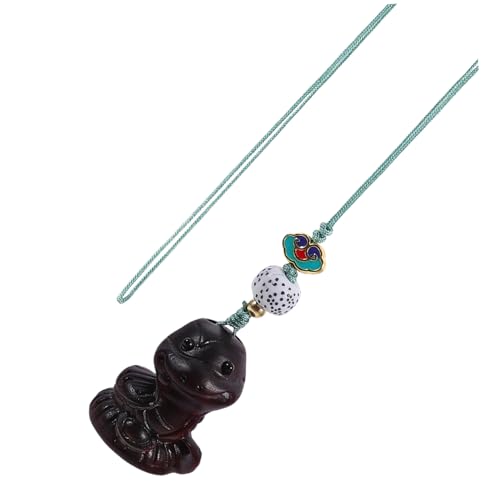 MOKKHNB Zodiac Snake Pendant Hochwertigem Glücksbringer für Chinesisches Neujahr Hängedekoration für Auto Tasche DIY Projekte Holzkunst für Wohlstand und Freude MOKKHNB Zodiac Snake Pendant Hochwertigem Glücksbringer für Chinesisches Neujahr Hängedekoration für Auto Tasche DIY Projekte Holzkunst für Wohlstand und Freude von MOKKHNB