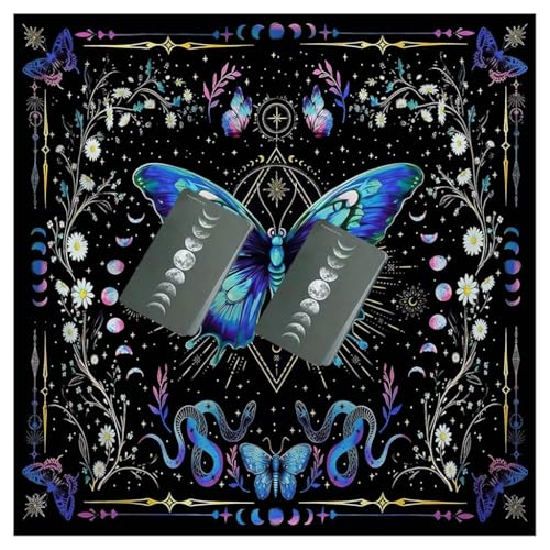 MOLKASIA Tarots Tischdecke Schmetterling Blume Astrologie Altare Tuch Wahrsagungen Tischdecke Tapisserie Hexerei Zubehör MOLKASIA Tarots Tischdecke Schmetterling Blume Astrologie Altare Tuch Wahrsagungen Tischdecke Tapisserie Hexerei Zubehör von MOLKASIA