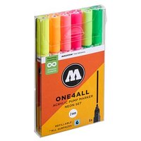 MOLOTOW One4All Acrylstifte farbsortiert 2,0 mm, 6 St. MOLOTOW One4All Acrylstifte farbsortiert 2,0 mm, 6 St. von MOLOTOW