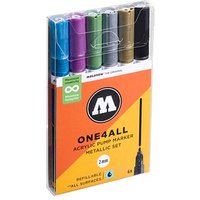MOLOTOW One4All Acrylstifte farbsortiert 2,0 mm, 6 St. MOLOTOW One4All Acrylstifte farbsortiert 2,0 mm, 6 St. von MOLOTOW
