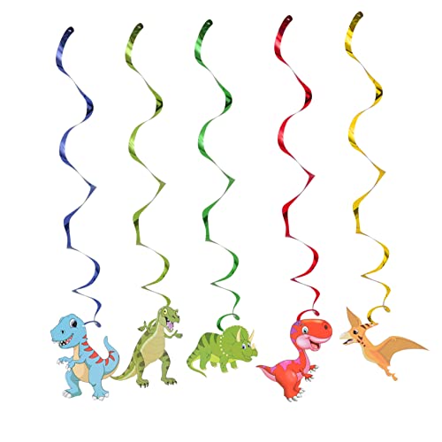 MOLUCKFU Dinosaurier-hängewirbel-dekore Dinosaurier-geburtstags-einladungs-dekorationen für Hochzeitsfeier Babyparty Weihnachten MOLUCKFU Dinosaurier-hängewirbel-dekore Dinosaurier-geburtstags-einladungs-dekorationen für Hochzeitsfeier Babyparty Weihnachten von MOLUCKFU