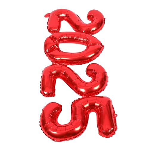 MOLUCKFU 1 Set 2025 2025 Ballon 2025 Silvesterparty Zubehör Neujahrs Deckendekor Party Luftballons Dekorationen Neujahrsballon Für 2025 Abschlussfeier Luftballons Party Layout Requisiten von MOLUCKFU