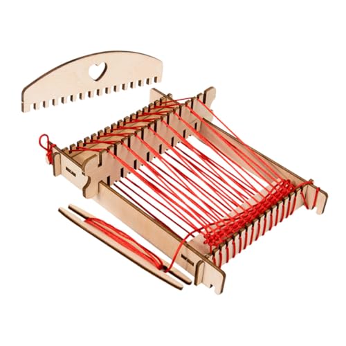 MOLUCKFU 1 Set Kinderwebstuhl, Kinderwebmaschine, Spielzeugwebstuhl, Spielzeug Webstuhl Set Für Mädchen, Handgefertigt, DIY Webstuhl, Spielzeug Zur Intellektuellen Entwicklung, Lustiges MOLUCKFU 1 Set Kinderwebstuhl, Kinderwebmaschine, Spielzeugwebstuhl, Spielzeug Webstuhl Set Für Mädchen, Handgefertigt, DIY Webstuhl, Spielzeug Zur Intellektuellen Entwicklung, Lustiges von MOLUCKFU