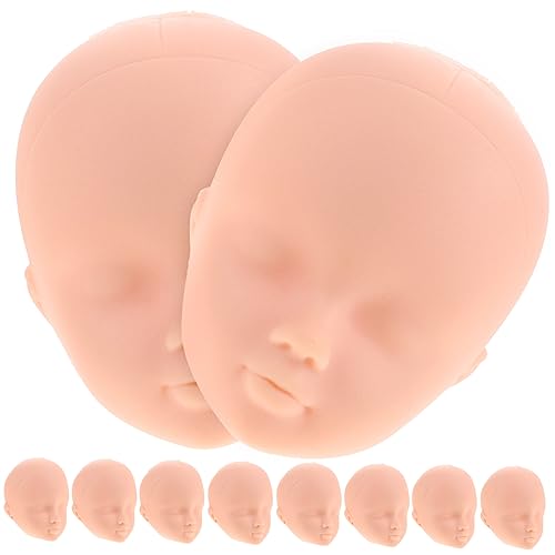 MOLUCKFU 10 Stück Anziehpuppenköpfe, Miniatur Puppenköpfe, Puppenköpfe Aus Kunststoff, Bastelpuppenköpfe, DIY Puppen, Kleine Köpfe, Gruselige Puppenköpfe Aus Kunststoff, Puppenhandwerk, MOLUCKFU 10 Stück Anziehpuppenköpfe, Miniatur Puppenköpfe, Puppenköpfe Aus Kunststoff, Bastelpuppenköpfe, DIY Puppen, Kleine Köpfe, Gruselige Puppenköpfe Aus Kunststoff, Puppenhandwerk, von MOLUCKFU