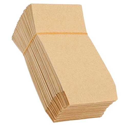 MOLUCKFU 100 Stück Beutel, Getreide Aufbewahrungsbeutel, Braune Papiertüte, Mini Papiertüten, Kleiner Brauner Umschlag, Kleine Braune Beutel, Lebensmittelbeutel Zum Verpacken, Robuste MOLUCKFU 100 Stück Beutel, Getreide Aufbewahrungsbeutel, Braune Papiertüte, Mini Papiertüten, Kleiner Brauner Umschlag, Kleine Braune Beutel, Lebensmittelbeutel Zum Verpacken, Robuste von MOLUCKFU