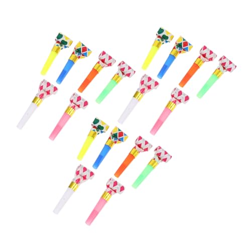 MOLUCKFU 100 Stück Bunte Partytröten Kreative Pfeifen für Kindergeburtstage Lustige Geräuschmacher Zufällige Designs für Feierlichkeiten und Events MOLUCKFU 100 Stück Bunte Partytröten Kreative Pfeifen für Kindergeburtstage Lustige Geräuschmacher Zufällige Designs für Feierlichkeiten und Events von MOLUCKFU