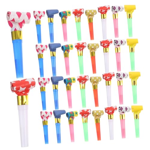 MOLUCKFU Lustige Party 100pcs Geburtstag Gebläse Party Favors Party Favors Party Whistle Gebläse Noisemaker MOLUCKFU Lustige Party 100pcs Geburtstag Gebläse Party Favors Party Favors Party Whistle Gebläse Noisemaker von MOLUCKFU