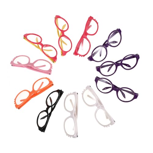 MOLUCKFU Puppen-ankleidespielzeug 11-teiliges Brillenset Modische Anziehbrillen Für Jungen Und Mädchen Puppenzubehör Zufälliger Stil MOLUCKFU Puppen-ankleidespielzeug 11-teiliges Brillenset Modische Anziehbrillen Für Jungen Und Mädchen Puppenzubehör Zufälliger Stil von MOLUCKFU