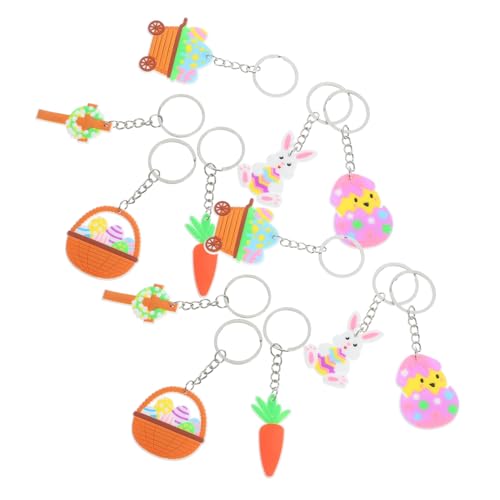 MOLUCKFU 12 Stück Schlüsselanhänger, Schlüsselring, Rucksack, Hängender Schlüsselanhänger, Taschenanhänger, Zarter Häschen Schlüsselanhänger, Kinder Partygeschenke, Schlüsselanhänger , MOLUCKFU 12 Stück Schlüsselanhänger, Schlüsselring, Rucksack, Hängender Schlüsselanhänger, Taschenanhänger, Zarter Häschen Schlüsselanhänger, Kinder Partygeschenke, Schlüsselanhänger , von MOLUCKFU