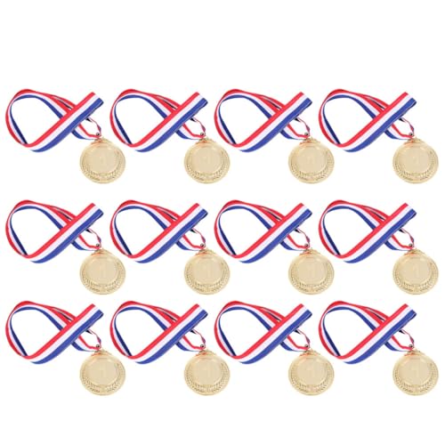 MOLUCKFU 12 Stück Wettbewerbs Belohnungsmedaillen, Wettbewerbsversorgung, Sportmedaillen, Wettbewerbsmedaille, Dekorative Auszeichnungsmedaillen, Dekorative Medaillen, Belohnungspreis, MOLUCKFU 12 Stück Wettbewerbs Belohnungsmedaillen, Wettbewerbsversorgung, Sportmedaillen, Wettbewerbsmedaille, Dekorative Auszeichnungsmedaillen, Dekorative Medaillen, Belohnungspreis, von MOLUCKFU