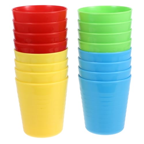 MOLUCKFU 16 Stapelbare Plastikbecher Getränkebecher Saftbecher Partybecher Und Festivalbecher Einfache Bunte Trinkbecher Für Kinder MOLUCKFU 16 Stapelbare Plastikbecher Getränkebecher Saftbecher Partybecher Und Festivalbecher Einfache Bunte Trinkbecher Für Kinder von MOLUCKFU