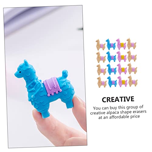 MOLUCKFU 16 Stück Teiliges Niedliche Radiergummis für Bunte Cartoon Schreibwaren für Schule und Feste für Schulkinder und Party Giveaways Zufällige Farbe Zufällige Farbe von MOLUCKFU