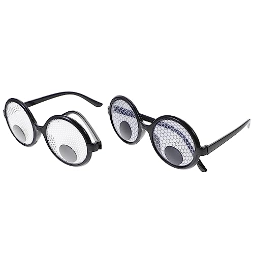 MOLUCKFU 2pcs Bewegliche Augapfel Brille Party Lustige Es für Erwachsene Schicke Neuheit Brillen Foto Requisiten MOLUCKFU 2pcs Bewegliche Augapfel Brille Party Lustige Es für Erwachsene Schicke Neuheit Brillen Foto Requisiten von MOLUCKFU