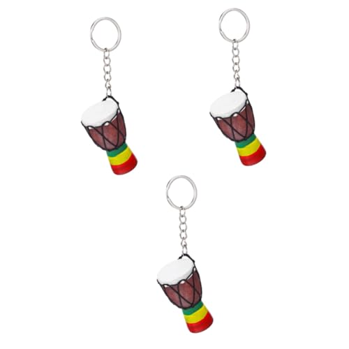 MOLUCKFU 3 Stück Djembe Schlüsselanhänger, Schlüsselanhänger, , Schlüsselanhänger Für Rucksack, Schlüsselanhänger, Trommel Ornament, Musikanhänger, Coole Schlüsselanhänger, Afrikanische MOLUCKFU 3 Stück Djembe Schlüsselanhänger, Schlüsselanhänger, , Schlüsselanhänger Für Rucksack, Schlüsselanhänger, Trommel Ornament, Musikanhänger, Coole Schlüsselanhänger, Afrikanische von MOLUCKFU
