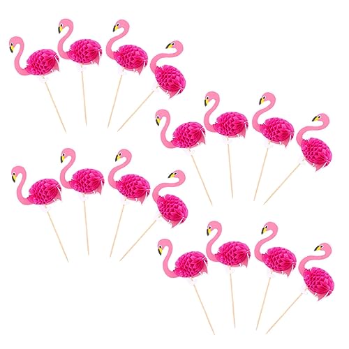 MOLUCKFU 30 Stück Teiliges Cake Picks mit Kreativen Hawaiianischen Flamingo Motiven Bunte Party Cake Accessories für Tropische Tortendeko für Kommunion Konfirmation und Festliche Anlässe MOLUCKFU 30 Stück Teiliges Cake Picks mit Kreativen Hawaiianischen Flamingo Motiven Bunte Party Cake Accessories für Tropische Tortendeko für Kommunion Konfirmation und Festliche Anlässe von MOLUCKFU