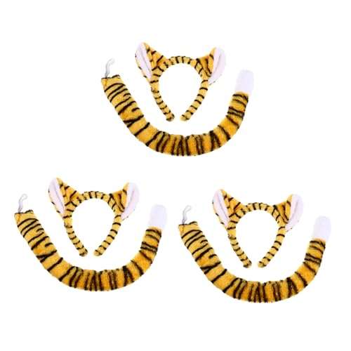 MOLUCKFU 3st Tiger Stirnband Cosplay Tierschwanz Partyzubehör Cosplay-tierschwänze Party-stirnband Cosplay-kopfschmuck Für Party-haarband Stirnband Für Die Kinderbühne Stoff MOLUCKFU 3st Tiger Stirnband Cosplay Tierschwanz Partyzubehör Cosplay-tierschwänze Party-stirnband Cosplay-kopfschmuck Für Party-haarband Stirnband Für Die Kinderbühne Stoff von MOLUCKFU