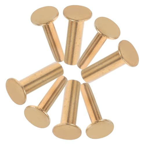 MOLUCKFU 4 Paare Nieten Am Griff Eines Küchenmessers Befestigungshaken Popnieten Aus Edelstahl Edelstahlbefestigungen Für Messergriffe Niete Zum Basteln Stützbeschlag Kupfer Golden MOLUCKFU 4 Paare Nieten Am Griff Eines Küchenmessers Befestigungshaken Popnieten Aus Edelstahl Edelstahlbefestigungen Für Messergriffe Niete Zum Basteln Stützbeschlag Kupfer Golden von MOLUCKFU
