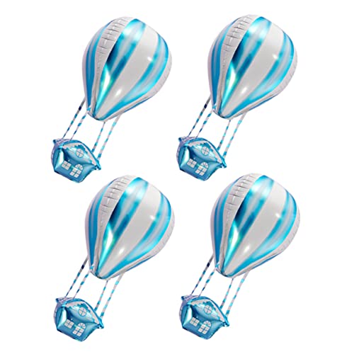 MOLUCKFU 4-teiliges Heißluftfolienballon-dekoration für Geburtstagsfeiern Aluminiumballon für Hochzeitsfeiern Folien-heißluftballon Aluminiumfolienballon-set MOLUCKFU 4-teiliges Heißluftfolienballon-dekoration für Geburtstagsfeiern Aluminiumballon für Hochzeitsfeiern Folien-heißluftballon Aluminiumfolienballon-set von MOLUCKFU