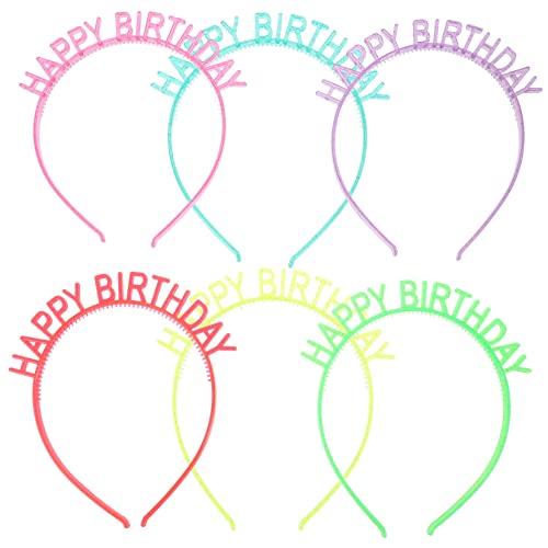 MOLUCKFU 6 Stück Leuchtende Geburtstags Stirnbänder Glitzer Stirnbänder Einhorn Stirnband Cupcake Topper Dekoration Alles Zum Geburtstag Schild Stern Haarspangen MOLUCKFU 6 Stück Leuchtende Geburtstags Stirnbänder Glitzer Stirnbänder Einhorn Stirnband Cupcake Topper Dekoration Alles Zum Geburtstag Schild Stern Haarspangen von MOLUCKFU