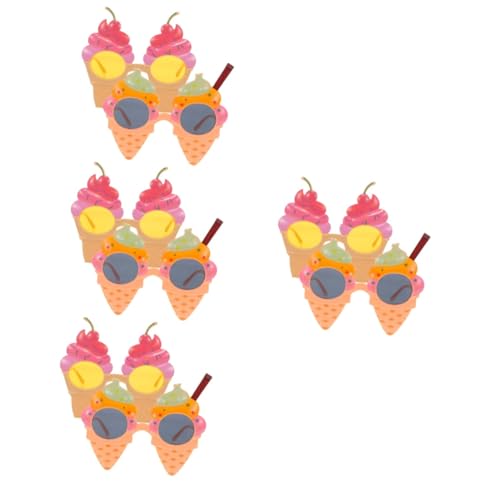 MOLUCKFU 8 Stck. Eiscreme Sonnenbrillen Lustige Hawaii Partybrille Retro Kostümzubehör für Fotografie Geburtstag und Themenfeste Cherry Ice Bunte Eiskugel Designs MOLUCKFU 8 Stck. Eiscreme Sonnenbrillen Lustige Hawaii Partybrille Retro Kostümzubehör für Fotografie Geburtstag und Themenfeste Cherry Ice Bunte Eiskugel Designs von MOLUCKFU