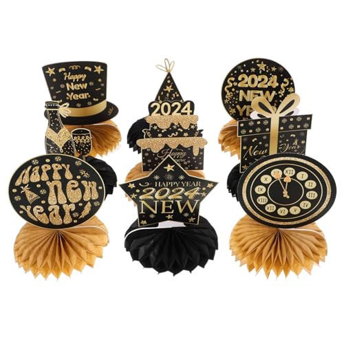 MOLUCKFU Papierfächer-wabenball Neujahr Wabendekoration Dekoratives Papierrequisit Frühlingsfest-Ornament Kreative Party-Dekoration Wabenball-zubehörset Schreibtischschmuck Für Feiern von MOLUCKFU