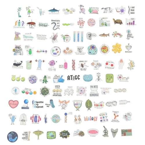 MOLUCKFU Aufkleber Für Koffer Wissenschaftlich Sticker Für Reisegepäck Dekorative Kofferstickers DIY Wissenschaftsaufkleber Laptop Aufkleber Gepäckdekoration von MOLUCKFU