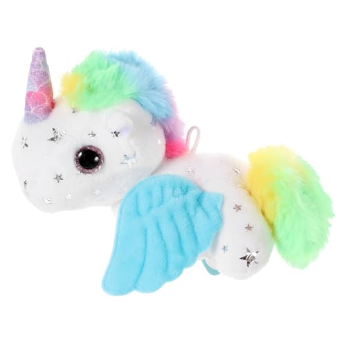 MOLUCKFU Einhornpuppe Mit Wedelndem Plüschfigur Zum Ziehen Als Schlüsselanhänger Oder Dekoration MOLUCKFU Einhornpuppe Mit Wedelndem Plüschfigur Zum Ziehen Als Schlüsselanhänger Oder Dekoration von MOLUCKFU