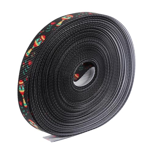 MOLUCKFU Cinco De Mayo Dekoratives Geschenkband Breit Yards Lang Polyester Mexikanisches Party-dekoratives Bastelband für DIY Geschenkverpackung und Feierlichkeiten von MOLUCKFU