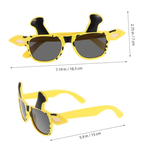 MOLUCKFU Gelbe Giraffen kostüm sonnenbrille Kreatives Party accessoire für Kindergeburtstag Zoo event Fasching Karneval Tierkostüm Foto requisiten MOLUCKFU Gelbe Giraffen kostüm sonnenbrille Kreatives Party accessoire für Kindergeburtstag Zoo event Fasching Karneval Tierkostüm Foto requisiten von MOLUCKFU
