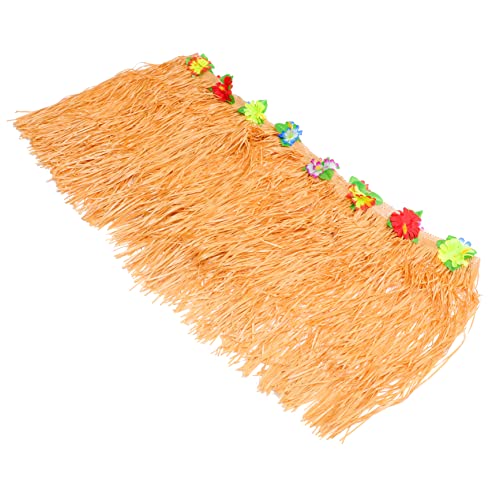MOLUCKFU Tischrock Hawaii-Stil Blumenmuster Wiederverwendbar Party Dekoration Tischdeko Für Festliche Anlässe Aus Stoff Und Abs Mit Quaste von MOLUCKFU