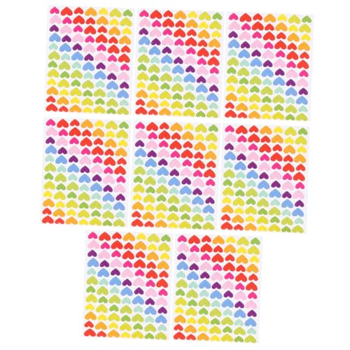 MOLUCKFU Herzförmige Sticker Pack Ästhetische Flasche Laptop Basteln Scrapbook Sticker Kollektion MOLUCKFU Herzförmige Sticker Pack Ästhetische Flasche Laptop Basteln Scrapbook Sticker Kollektion von MOLUCKFU