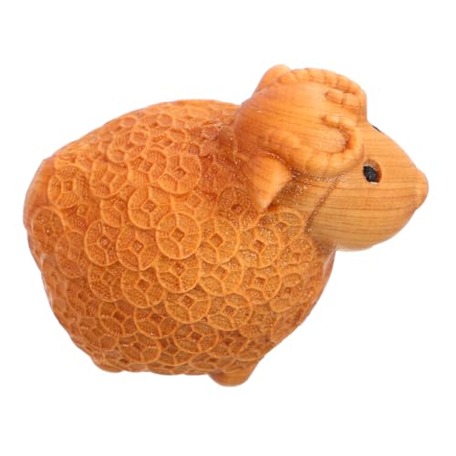 MOLUCKFU Holzschnitzerei-Ornamente Heimformen Kit-Dekoration Kleiner Werkzeugmengenbecher Holzfigur Schaf Handgefertigte Deko Statuenverzierung tierische Holzschnitzerei hölzern Light Brown MOLUCKFU Holzschnitzerei-Ornamente Heimformen Kit-Dekoration Kleiner Werkzeugmengenbecher Holzfigur Schaf Handgefertigte Deko Statuenverzierung tierische Holzschnitzerei hölzern Light Brown von MOLUCKFU