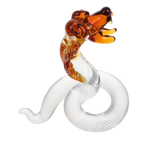 MOLUCKFU Realistische Schlangenstatue Aus Glas Schlangenfigur Dekoration Zartes Tierglasmodell Miniatur-schlangenornament Einzigartiges Wohndekor Für Das Wohnzimmer MOLUCKFU Realistische Schlangenstatue Aus Glas Schlangenfigur Dekoration Zartes Tierglasmodell Miniatur-schlangenornament Einzigartiges Wohndekor Für Das Wohnzimmer von MOLUCKFU