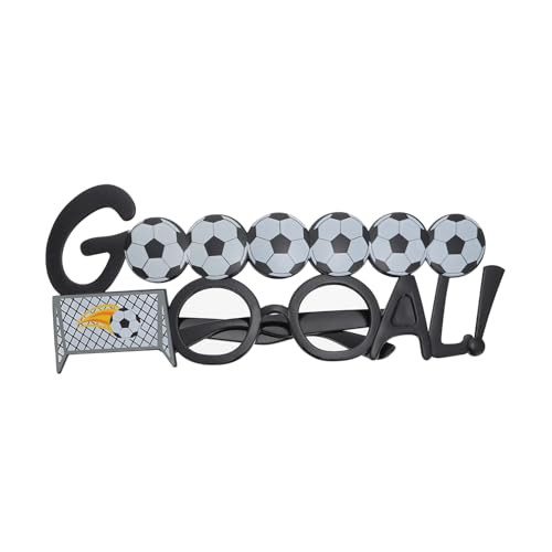 MOLUCKFU Kreative Fußballbrille für Weltmeisterschaft Party Accessoire Foto Requisiten Leicht und Langlebig für Festliche Anlässe und Fußball Events von MOLUCKFU