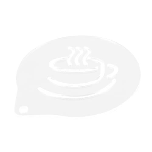 MOLUCKFU Latte Form Schablonen Latte Art Schablone Für Heiße Schokolade Werkzeuge Für Die Kaffeezubereitung Schablonen Für Latte Art Werkzeuge Praktische von MOLUCKFU