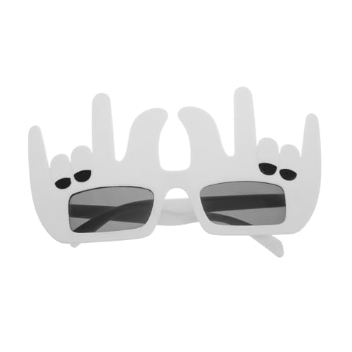 MOLUCKFU Lustige Fingerbrille Geburtstag Party Fotorequisite Leichte Tragbare Partybrille mit Einzigartigem Love You Design Dekoratives Accessoire für Unvergessliche Geburtstagsfeiern MOLUCKFU Lustige Fingerbrille Geburtstag Party Fotorequisite Leichte Tragbare Partybrille mit Einzigartigem Love You Design Dekoratives Accessoire für Unvergessliche Geburtstagsfeiern von MOLUCKFU