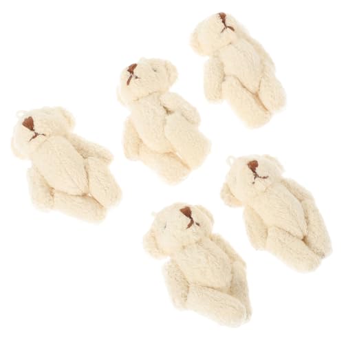 MOLUCKFU Perlen-plüschbär-puppenzubehör Basteln Kleiner Bär Kleidungsschmuck Für Hüte Schals Und Kleidung MOLUCKFU Perlen-plüschbär-puppenzubehör Basteln Kleiner Bär Kleidungsschmuck Für Hüte Schals Und Kleidung von MOLUCKFU