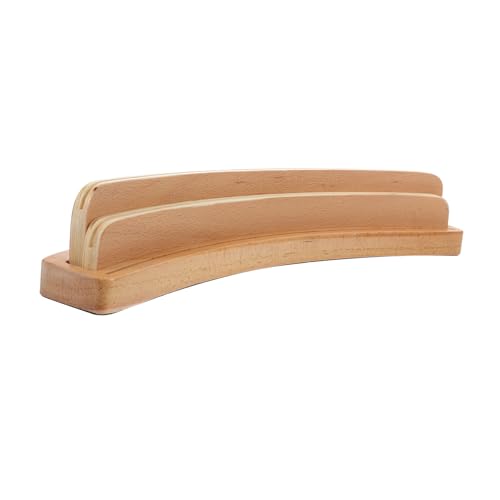 MOLUCKFU Spielkartenhalter Aus Holz Kartenhalter Für Spielkarten Holzständer Mit Breiten Ablagen Für Kartenpräsentation von MOLUCKFU