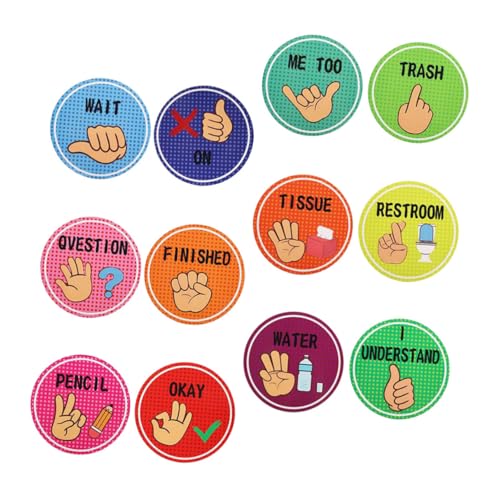 MOLUCKFU Teiliges Handgezeichnete Pastell Handsignal Poster für Nonverbale Kommunikation Hinweise für Inklusives Klassenzimmermanagement Leicht Abwischbar und Einfach an Schulwänden MOLUCKFU Teiliges Handgezeichnete Pastell Handsignal Poster für Nonverbale Kommunikation Hinweise für Inklusives Klassenzimmermanagement Leicht Abwischbar und Einfach an Schulwänden von MOLUCKFU